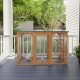 71"L Catio Outdoor Cat Enclosure, Indoor Cat Cage, Pet House, Small Animal Hutch for 1-2 Rabbit, Kitten, Kitty Crate Kennel w/ Waterproof Roof, Multi-Level Platforms, Orange