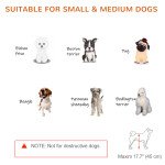 41"-71" Wooden Freestanding Pet Gate with Support Feet, for Small Medium Dogs, Grey-Blue