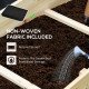 3 Tier Raised Garden Bed with 9 Grow Grids and Bed Liner for Garden, Outdoor to Vegetables, Flowers, Natural