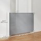 Retractable Pet Safety Barrier Gate, Flexible and Extensible for Stairways Doorways Hallways, Grey