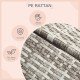 Wicker Pet House Dog Bed for Indoor/Outdoor Rattan Furniture with Cushion
