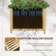 Raised Garden Bed Wood Planter with Trellis for Vine Climbing, 16" x 16" x 57", Natural