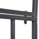 6.7 FT Steel Garden Arch with Gate Outdoor Courtyard Arbor for Climbing Vine Plants Lawn Backyard Decoration Dark Grey