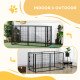 6 Panel 32.5" - 59" x 32" Dog Playpen, Heavy Duty Pet Playpen for Indoor Outdoor, Small and Medium Dogs