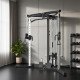 Soozier Multifunctional Home Gym Machine with Pull Up Bar, 15-Position Adjustable Strength Training Workout Station