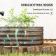 4.9 x 2 x 1ft Galvanized Raised Garden Bed Kit, Metal Planter Box with Safety Edging, Dark Grey