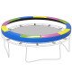 Soozier 14FT Trampoline Spring Cover, Trampoline Pad Replacement, Waterproof and Tear-Resistant, All-Weather Trampoline Accessories, Multi-Colored