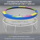 Soozier 14FT Trampoline Spring Cover, Trampoline Pad Replacement, Waterproof and Tear-Resistant, All-Weather Trampoline Accessories, Multi-Colored