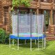 Soozier 14FT Trampoline Spring Cover, Trampoline Pad Replacement, Waterproof and Tear-Resistant, All-Weather Trampoline Accessories, Multi-Colored