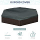 DIY Kids Sandbox with Waterproof Oxford Cover, Sand Playset Station with Bottom Fabric Liner, for 3-12 Years Old, Outdoor Indoor Backyard, Brown