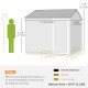7' x 5.5' Metal Garden Storage Shed, Outdoor Tool Storage House with Lockable Door, Vents, Sloped Roof, Dark Grey