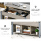 Lift Top Coffee Table, Modern Center Table with Storage Shelves and Hidden Compartment for Living Room, 41