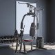 Soozier Home Gym Weights Machine, Multi Gym Lat Pulldown and Leg Workout Equipment with 99lbs Weight Stack