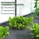 Walk-in Lean-to Greenhouse, Outdoor Gardening Green House with Zipper Roll-up Doors and Window, 7' x 3' x 5', White