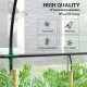 Walk-in Lean-to Greenhouse, Outdoor Gardening Green House with Zipper Roll-up Doors and Window, 7' x 3' x 5', White