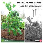 6' x 3' x 1' Large Outdoor Planter Box, Galvanized Raised Garden Bed with Metal Plant Stake, Light Green