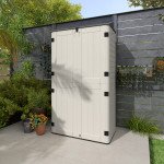368 Gallon Outdoor Storage Cabinet with Openable Top and Lockable Doors for Lawnmower, Trash Can, Patio Accessories