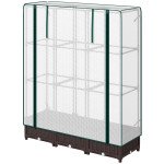 Raised Garden Bed Kit with Trellis, Plastic Raised Flower Bed with PE Cover and Zipper Door, 47 x 16 x 50 inch