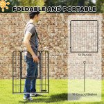 16 Panels Dog Playpen with Strap, Portable & DIY, for Medium Dogs, for Yard, RV, Camping, Garden, 31.5" H