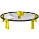 Soozier Spike Game Set, Mini Beach Games Set w/ Roundnet, 3 Balls, Pump, Carrying Bag, Portable Outdoor Games for Families