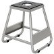 Universal Dirt Bike Stand, 1100 lbs Detachable Anti-Skid Steel Motorcycle Stand with Rubber Platform, Hole, Grey