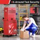 Large Tool Cabinet, 3-in-1 Rolling Tool Chest, Detachable Tool Storage Organizer with 6 Drawers and Pegboard, Red