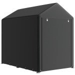 4 x 6ft Outdoor Storage Shed Tent, Portable Shed with Roll-up Door for Motorcycle, Bike, Garden Tools