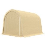 10' x 10' Outdoor Storage Tent, Heavy Duty and Waterproof Portable Shed for Bike, Motorcycle & Garden Tools