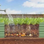 8'x2'x1' Galvanized Raised Bed, Large Elevated Planter Box for Growing Flowers, Herbs and Vegetables, Light Green