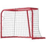 Soozier 3' x 2' Mini Hockey Goal, Easy Setup Hockey Net with Metal Frame, Lightweight & Portable