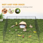 24inch Foldable Metal Exercise Pet Playpen Yard Dog Puppy Kennel Cage 12 Panels