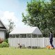 Heavy Duty Galvanized Steel Outdoor Dog Kennel with Waterproof Roof, Safety Lockable Latch System, 9.2' x 7.5' x 7.2'