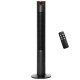 Freestanding Tower Fan Cooling for Home Bedroom with 3 Speed, 12h Timer, Oscillating, LED Panel, Remote Controller, Black