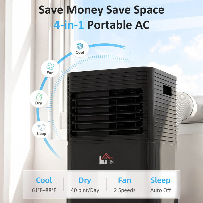 Portable Air Conditioner with Quiet Cooling Comfort