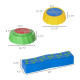 8pcs Balance Beam for Kids, 4 Sensory Pads and 4 Beams with Non-slip Surface & Bottom, Stackable Stepping Stones Kids for Boys Girls 3-6 Years, Multicoloured