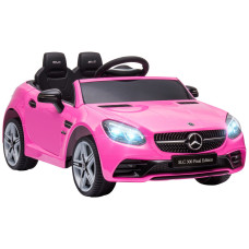 12V Ride-On Car with Parent Remote Control, Dual Motors, Music, Lights, Suspension Wheels for Kids 3–6 Years, Pink