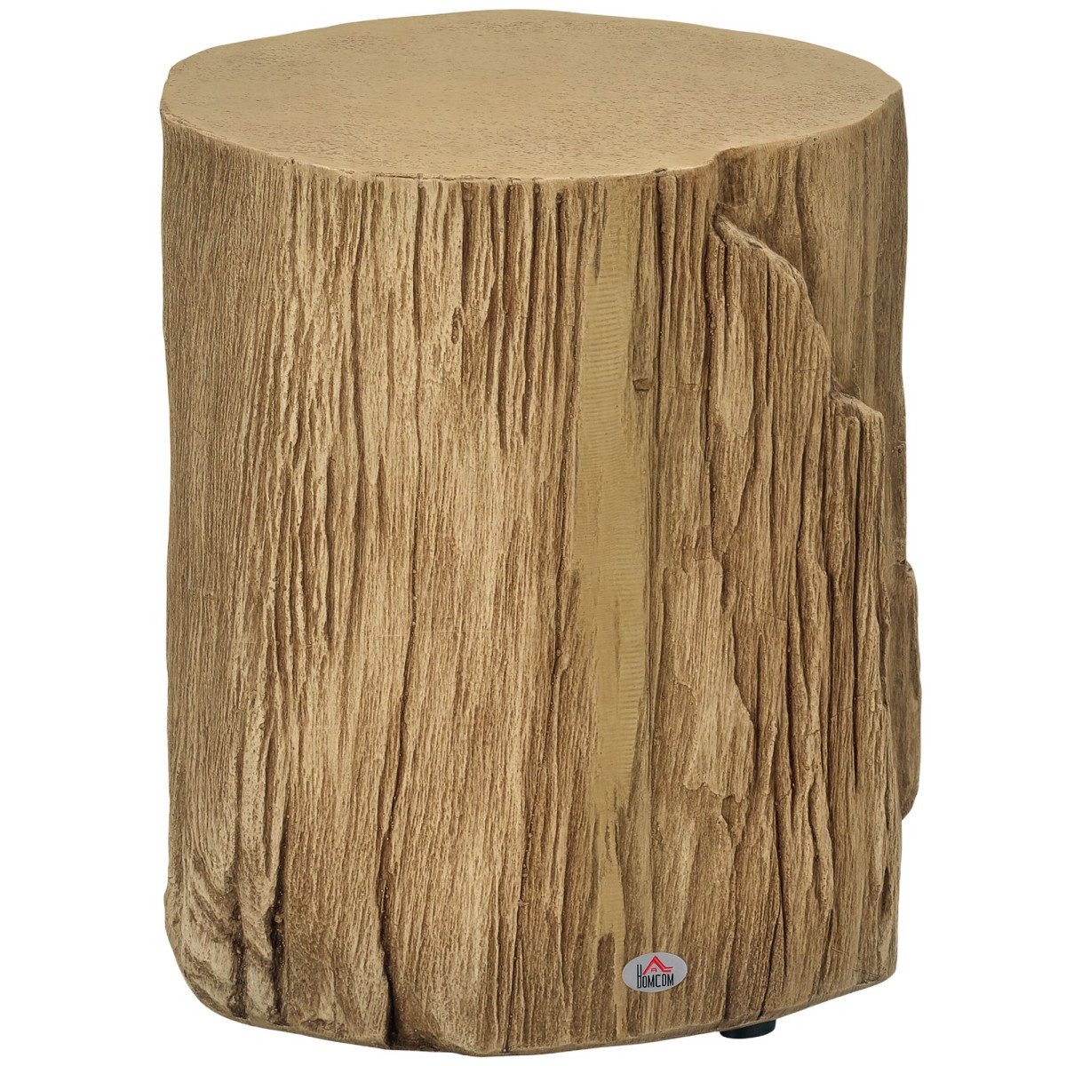 Concrete Finish Side Table, Lightweight Accent Table, 17