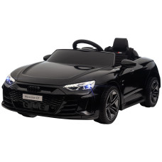 12V Ride-On Toy Car with Remote Control, 3.1 MPH Electric Vehicle for Kids with Suspension System and Working Horn, Black
