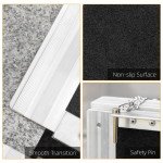 8ft Wheelchair Ramp, Non-Slip Aluminum Folding Handicap Ramp, Suitable for Door Thresholds, Home Steps, Cars, Scooters, Carts, and Stairs