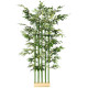 5ft Tall Artificial Bamboo Tree, Decorative Faux Plant with Pine Wood Base for Indoor Home Office Decor