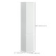 Tall Bathroom Cabinet, Freestanding Storage Organizer with Adjustable Shelves and Cupboards, 11.8