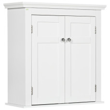 Bathroom Cabinet, Medicine Cabinet, Over Toilet Storage Cabinet with Adjustable Shelves for Entryway, White