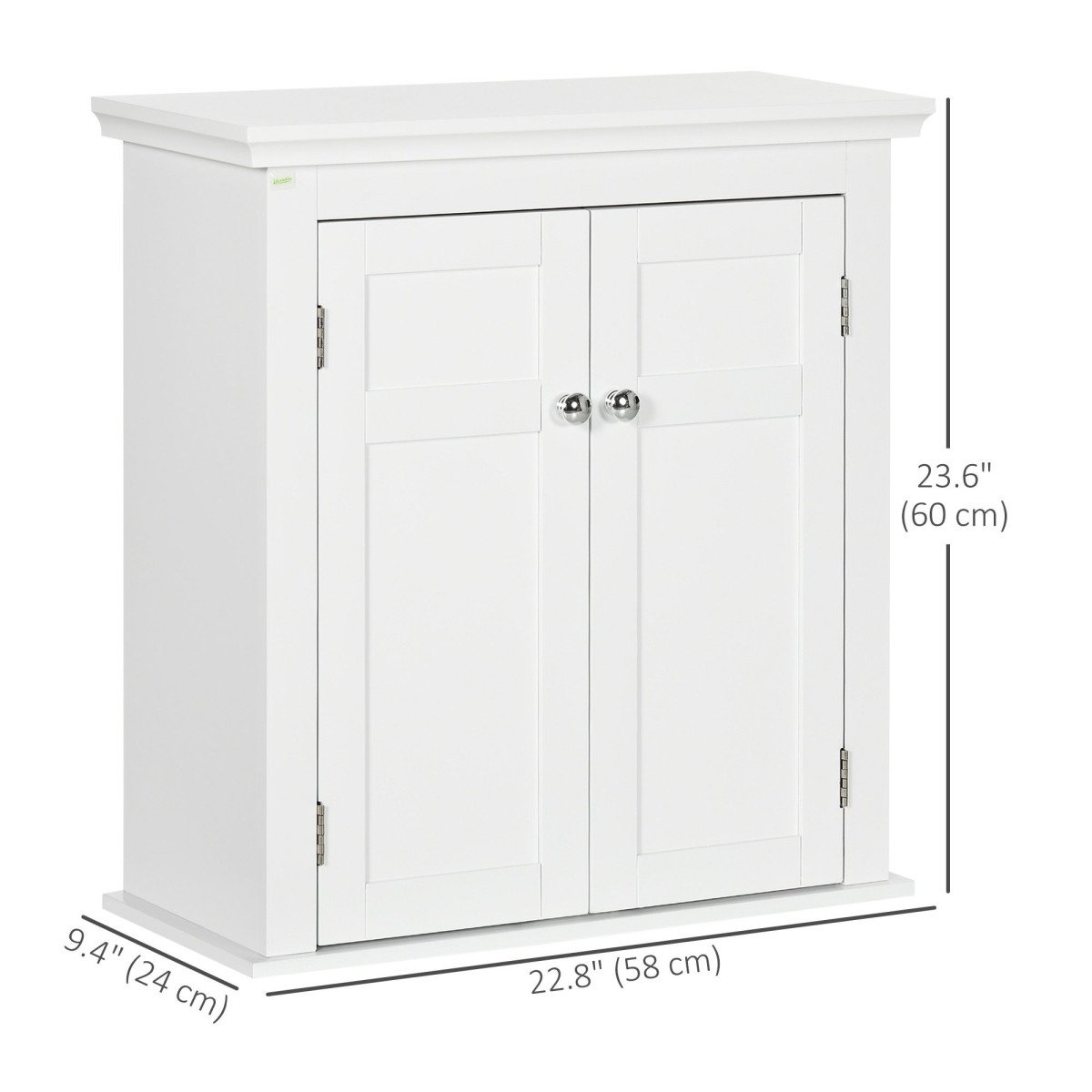 Bathroom Cabinet, Medicine Cabinet, Over Toilet Storage Cabinet with Adjustable Shelves for Entryway, White