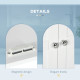 Bathroom Cabinet, Medicine Cabinet, Over Toilet Storage Cabinet with Adjustable Shelves for Entryway, White