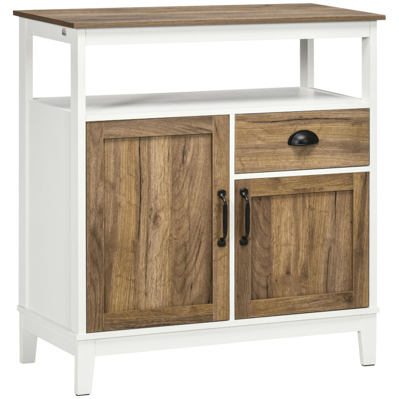 Storage Cabinet, Freestanding Sideboards and Buffets with Doors, Drawer for Dining Room, Living Room, Bedroom