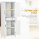 Freestanding Storage Cabinet, Kitchen Pantry Cabinet with 2 Shelves, 4 Doors, Kitchen Storage Cabinets for Dining Room