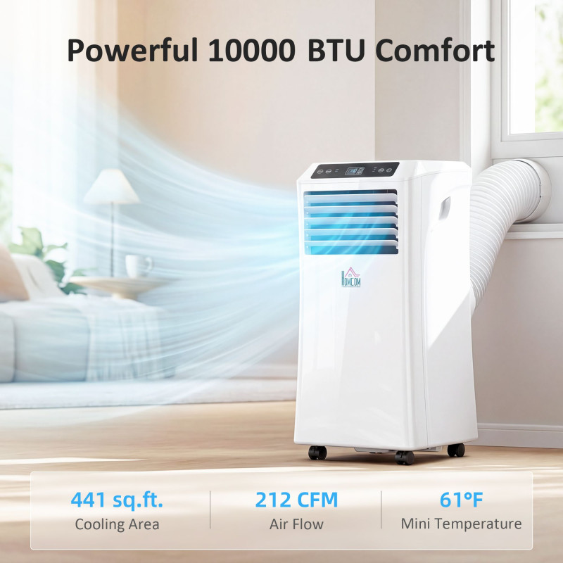 10,000 BTU Portable Air Conditioner Cooling