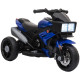 Kids Electric Pedal Motorcycle Ride-On Toy, 6V Battery Powered with Music, Horn & Headlights, Motorbike for Girls & Boys, Blue