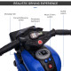 Kids Electric Pedal Motorcycle Ride-On Toy, 6V Battery Powered with Music, Horn & Headlights, Motorbike for Girls & Boys, Blue