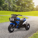 Kids Electric Pedal Motorcycle Ride-On Toy, 6V Battery Powered with Music, Horn & Headlights, Motorbike for Girls & Boys, Blue